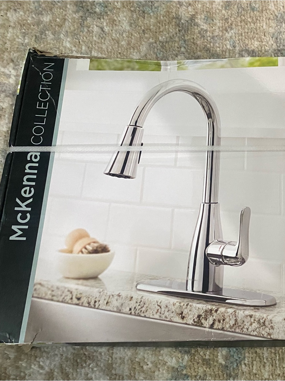 New Glacier Bay McKenna Chrome Single-Handle Kitchen Faucet